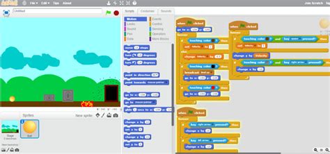 Platformer game on Scratch | ProgrammingMax