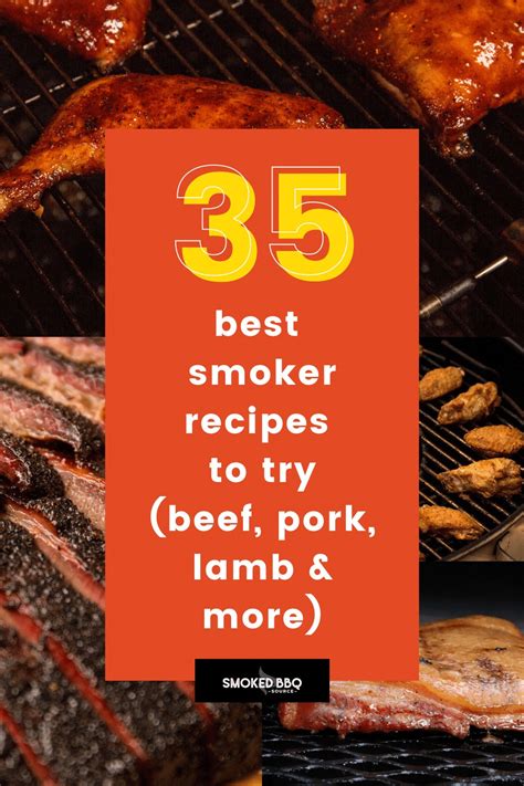 43 Best Smoker Recipes To Try: Beef, Pork, Lamb, Chicken + More ...