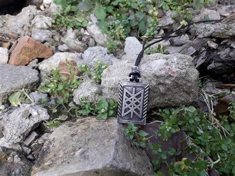 Web of Wyrd Symbol Necklaceweb of Wyrd Was the Matrix of | Etsy