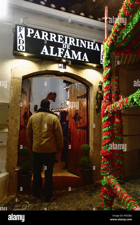 Portugal lisbon alfama fado restaurant hi-res stock photography and ...