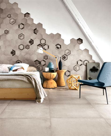 Hexagonal Wall Tiles - InteriorZine