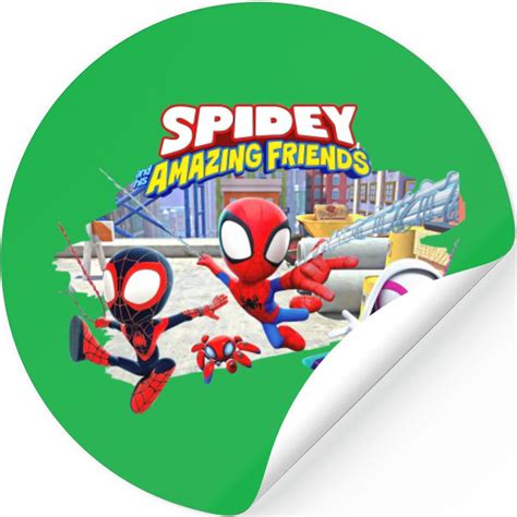 Spidey And His Amazing Friends Stickers, Marvel Stickers, Superhero ...