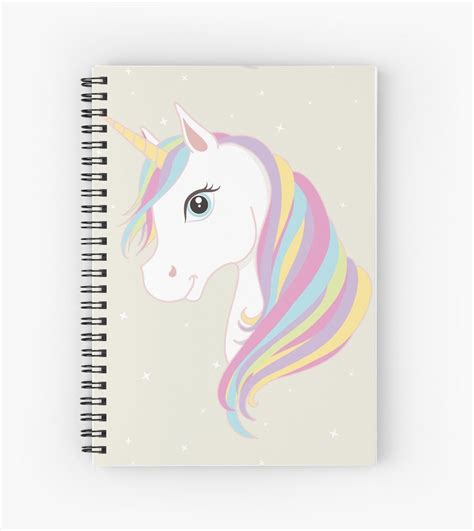 Magical Unicorn Spiral Notebook by newburyboutique | Cute spiral notebooks, Colorful notebooks ...