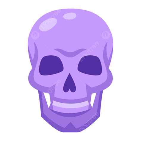 Human Skull Vector PNG Images, Cartoon Illustration Of Stylized Human Skull, Death, Cemetery ...