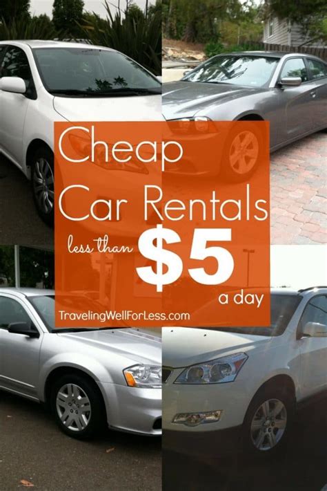 How to Get Cheap Car Rentals for $5 a day