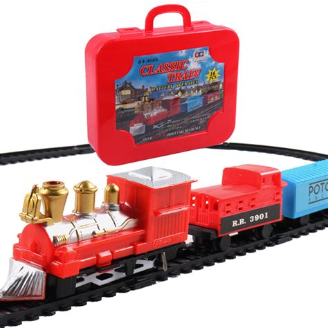 Christmas Electric Rail Car Train Toy Children's Electric Educational ...