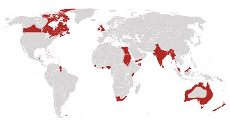 The British Empire Map At Its Peak