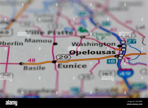 Opelousas louisiana map hi-res stock photography and images - Alamy