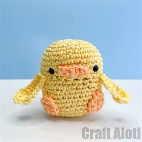 Chick Crochet Pattern - Red Ted Art - Kids Crafts