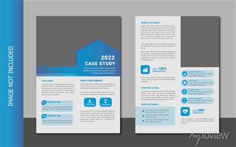 Case study template with minimal design posters for the wall • posters computer, informational ...