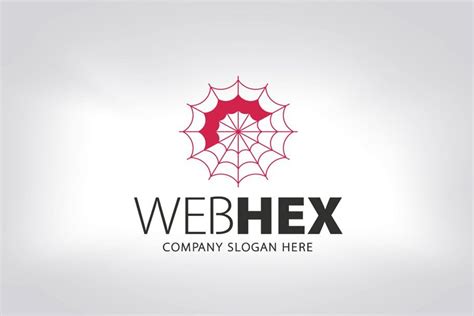 Spider Web Logo Template | Logo templates, Templates, ? logo