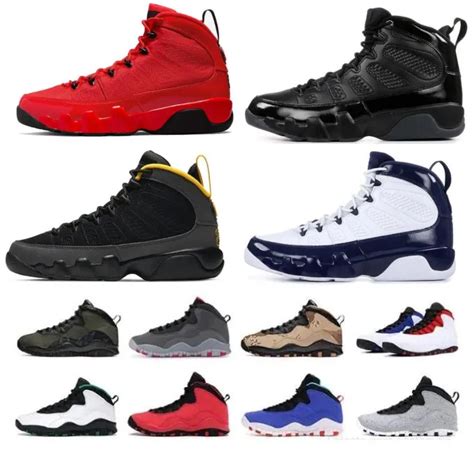 Dh Jumpman 9 9s Men Basketball Shoes Orlando Cool Grey Red Drake Ovo White Barely Volt Ember ...