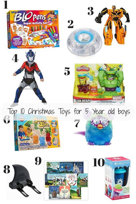Top 10 Christmas toys for 5 year old boys - Mummy and Monkeys