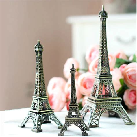 18cm height Bronze Retro style Paris Eiffel Tower souvenirs Model Torre ...