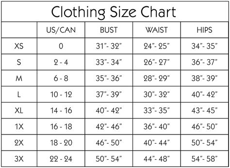 Size Chart | CrownofCouture