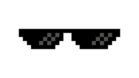 Thug Life Black Glasses Vector Transparent PNG - PNG Play