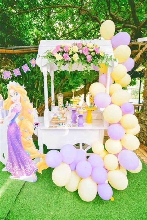 tangled party theme Birthday Party Ideas | Photo 5 of 30 | Tangled birthday party, Princess ...