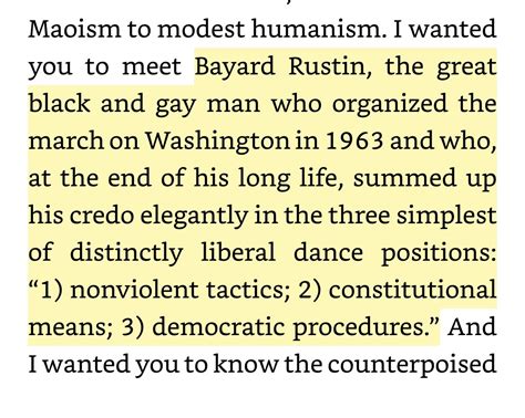Bayard Rustin. Black, openly gay, key organizer of 1963 March on ...