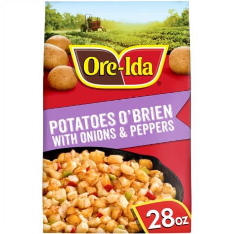 Ore-Ida Potatoes O'Brien with Onions & Peppers Frozen Potatoes, 28 oz - Kroger