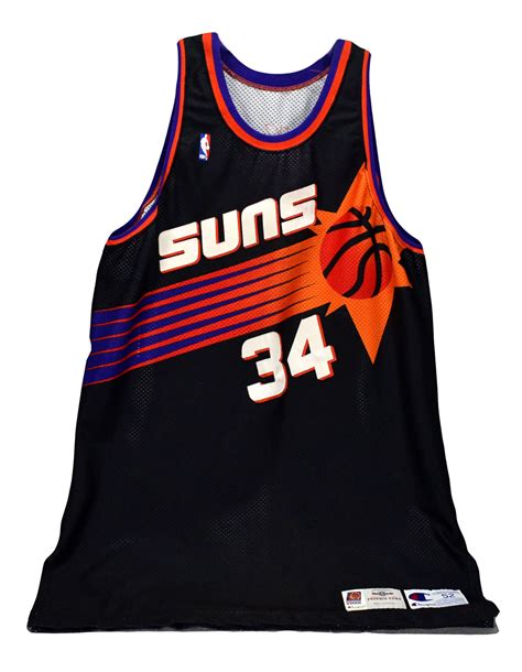 Lot Detail - Charles Barkley 1994-95 Game Worn Phoenix Suns Alternate Jersey MEARS