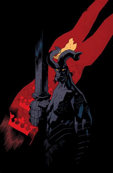 hellboyfansinhell: HELLBOY (through the mirror)Art by Mike Mignola Bd ...