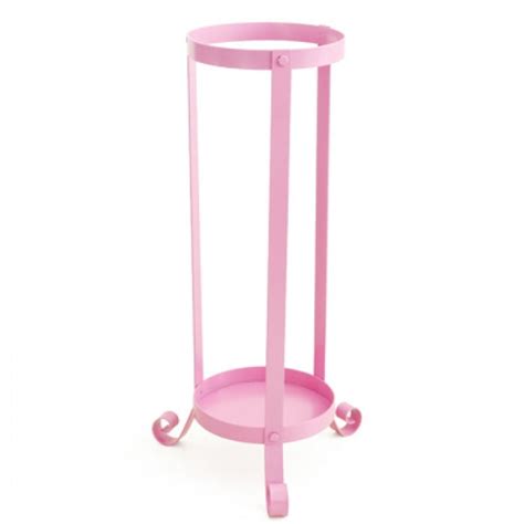 Pink Metal Umbrella Stand - Pink / Metal from Umbrella Heaven