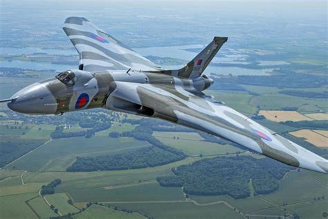 Historic, volunteer-restored British Cold War bomber takes to the sky