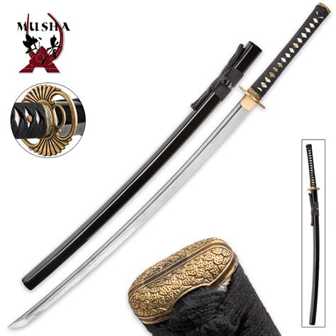 Musha - Sharp Damascus Steel Katana Sword 4096 Layers | True Swords
