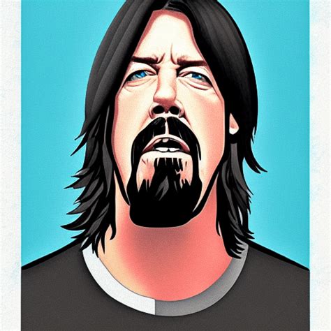 Foo Fighters Fan Art Graphic · Creative Fabrica