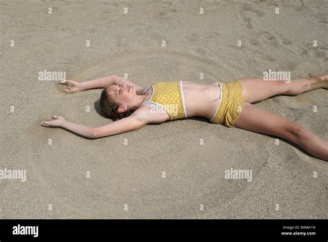 Sand Angel Stock Photo - Alamy