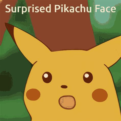 Surprised Pikachu Face GIF - Surprised Pikachu Face - GIF-ləri kəşf edin və paylaşın