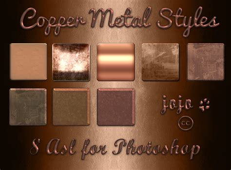 Copper Metal Styles by jojo-ojoj on DeviantArt