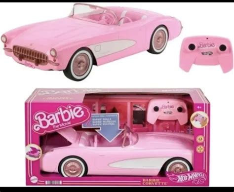 BARBIE THE MOVIE Hot Wheels RC Barbie Corvette Remote Control Car Brand New 2023 £87.96 ...