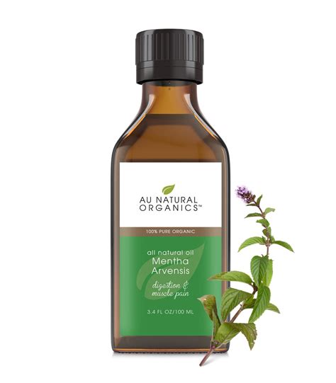 Mentha Arvensis Oil - 3.4oz (100ml) - AU Natural Organics