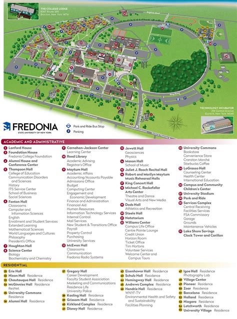 Campus Map | Fredonia.edu