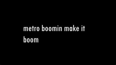 metro boomin make it boom - YouTube