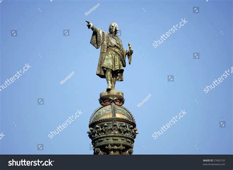 Cristobal Colon Statue In Barcelona Stock Photo 27665152 : Shutterstock