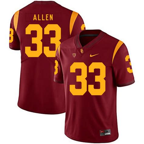 USC Trojans 33 Marcus Allen Red College Football Jersey on sale,for Cheap,wholesale from China