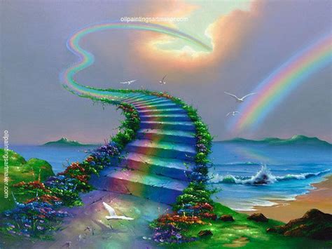 Jim Warren Over the Rainbow painting art sale, painting Authorized ...