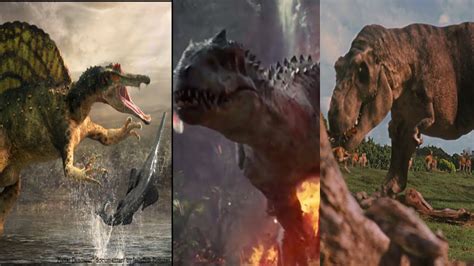 Indominus Rex Vs T Rex Vs Spinosaurus - Indominus Rex Vs Spinosaurus ...