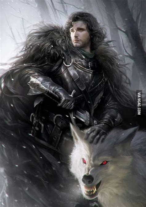 Great Jon Snow and Ghost fan art. - Movie & TV | Jon snow art, Game of thrones art, Asoiaf art