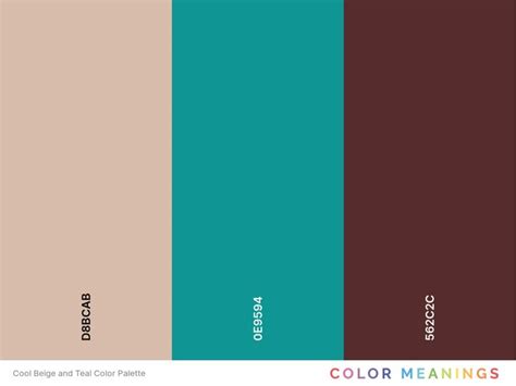 27 Colors That Go With Teal (Color Palettes) | Teal color palette, Teal color schemes, Teal ...