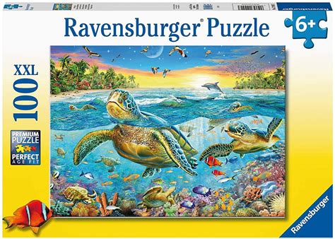 Buy Ravensburger - Swim With Sea Turtles Puzzle 100pc