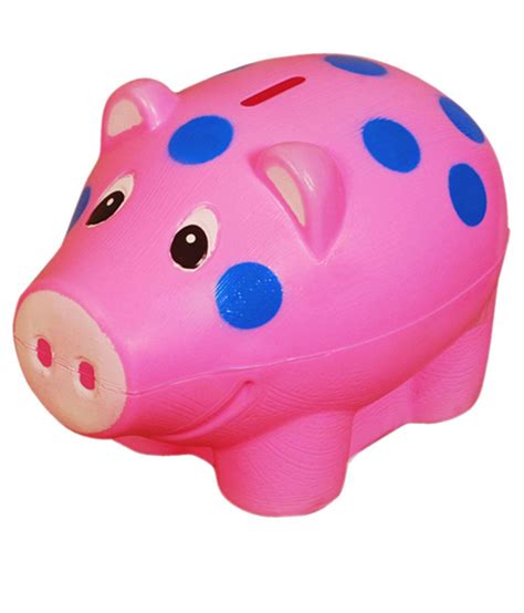 Speedage Pink Plastic Piggy Bank - Buy Speedage Pink Plastic Piggy Bank ...