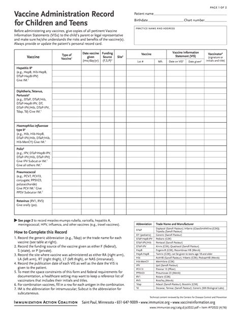 2011 Form Immunize P2022 Fill Online, Printable, Fillable, Blank ...