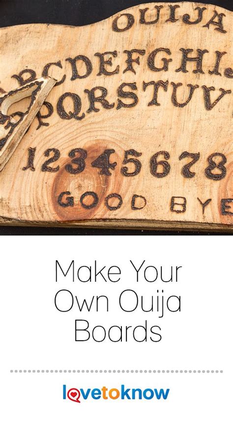 How to make your own ouija board diy ideas with steps lovetoknow – Artofit