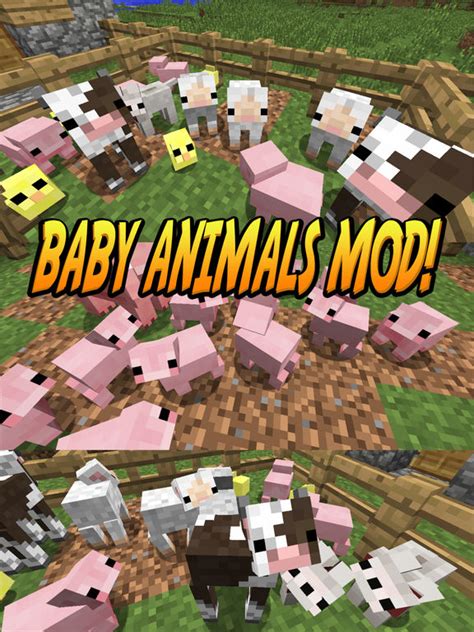 BABY ANIMALS MOD Free for Minecraft PC Pocket Guide Edition By Truong Pham