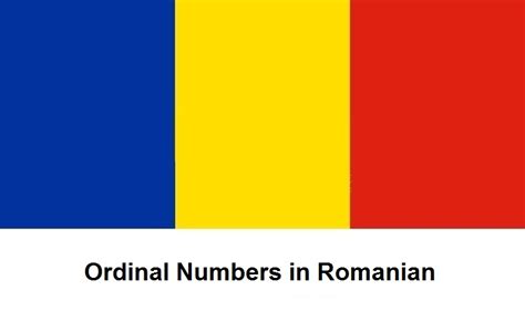 Romanian Grammar - Ordinal Numbers in Romanian