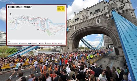 London Marathon route map: How to watch London Marathon - where to ...