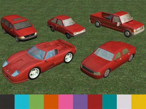 TS2 | Michelle/Mod The Sims - Nightlife Car Recolours | Recolor, Night life, Sims